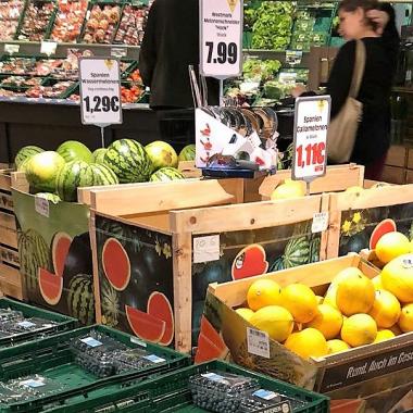 Melón amarillo y sandía